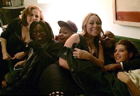 Mariah Carey watches the season premiere of Empire | mcarchives.com