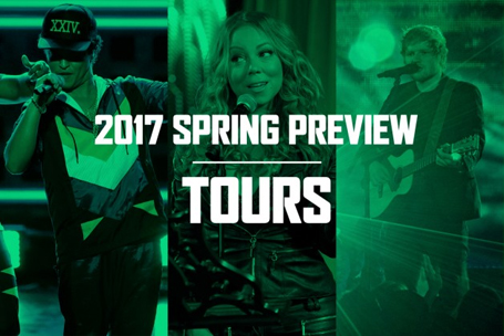 15 Spring and summer 2017 tours you cannot miss | mcarchives.com