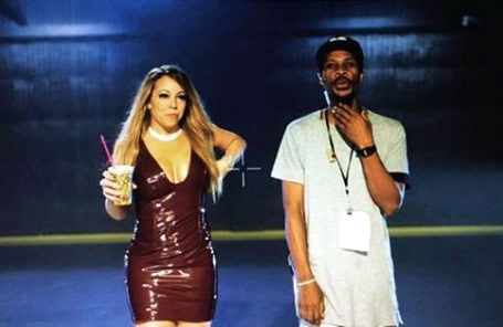 Mariah films video for new music with Busta Rhymes | mcarchives.com