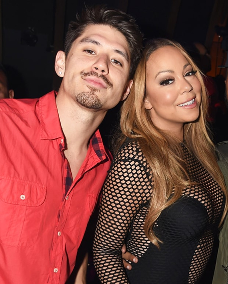 Mariah spotted kissing backup dancer Bryan Tanaka | mcarchives.com