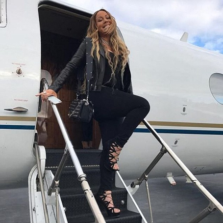 Mariah Carey lands in Bay Area | mcarchives.com