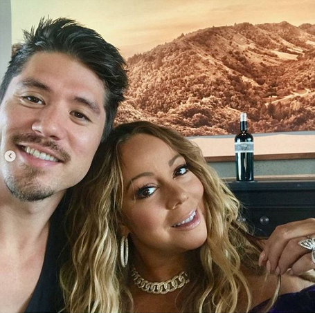 Mariah Carey and her toy boy love Bryan Tanaka in Napa | mcarchives.com