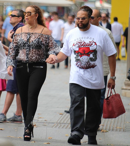 Mariah Carey on shopping trip in Barcelona | mcarchives.com