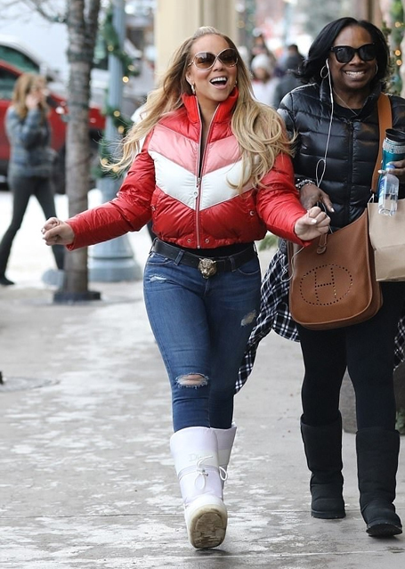 Mariah Carey Rocks Unique Shades During Shopping Trip in Aspen, Mariah  Carey