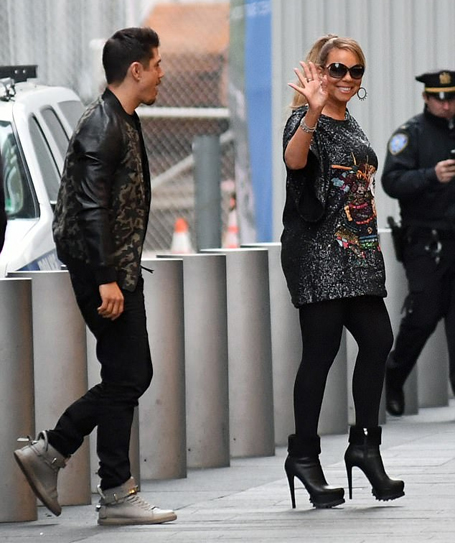 Beyoncé and Mariah reunite at pre-Grammys brunch | mcarchives.com
