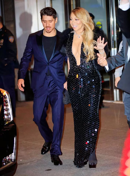 Mariah Carey leads music stars at Clive Davis' party | mcarchives.com