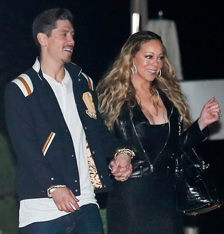 Mariah Carey on date night with beau Bryan Tanaka | mcarchives.com
