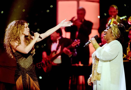 Mariah Carey mourns Aretha Franklin | mcarchives.com
