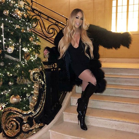 Mariah Carey is turning up the temperature for Christmas | mcarchives.com