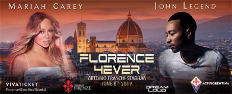 Mariah Carey and John Legend to headline Florence4Ever  | mcarchives.com