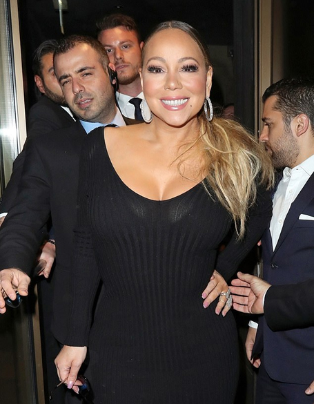 Mariah Carey enjoys a night out in London | The Mariah Carey Archives
