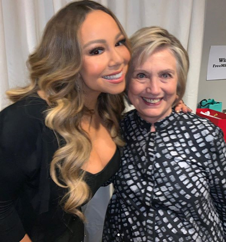 Mariah Carey meets Hillary and Bill Clinton | mcarchives.com