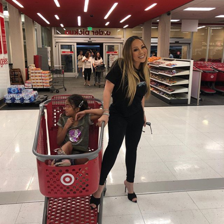 Mariah's daughter picks Target for a shopping spree | mcarchives.com