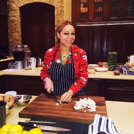 Mariah Carey cooks for three days straight  | mcarchives.com