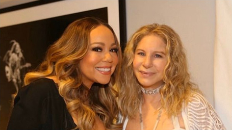 Barbra Streisand wished Mariah Carey a happy birthday | mcarchives.com