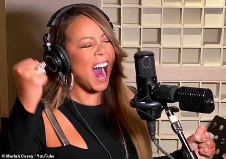 Mariah Carey dazzles with remote performance | mcarchives.com