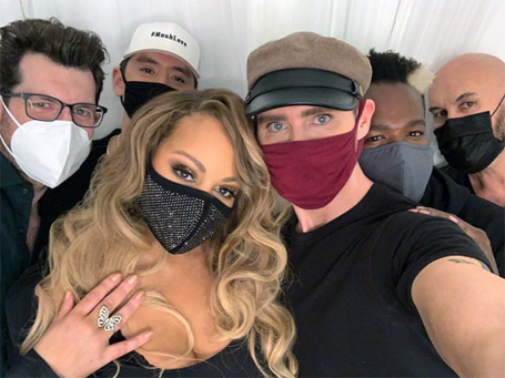 Mariah Carey's glam squad is also her voting squad | mcarchives.com