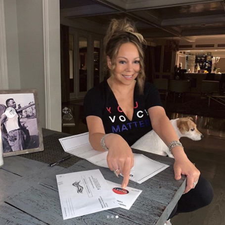 Mariah Carey urges fans to vote or die | mcarchives.com
