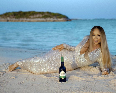 Mariah Carey unveils new Black Irish Irish cream | mcarchives.com