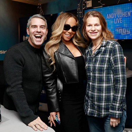 Mariah runs into Sandra Bernhard after historic feud | mcarchives.com