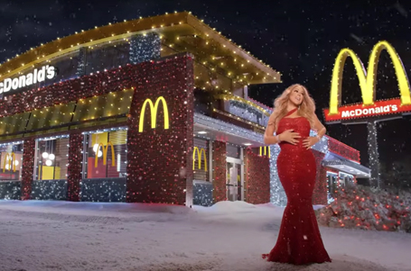 Mariah Carey shares festive commercial | mcarchives.com