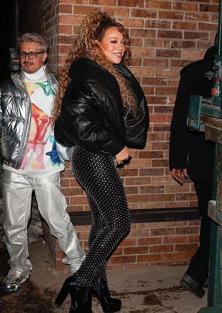 Mariah Carey at rapper Nas' concert in Aspen | mcarchives.com