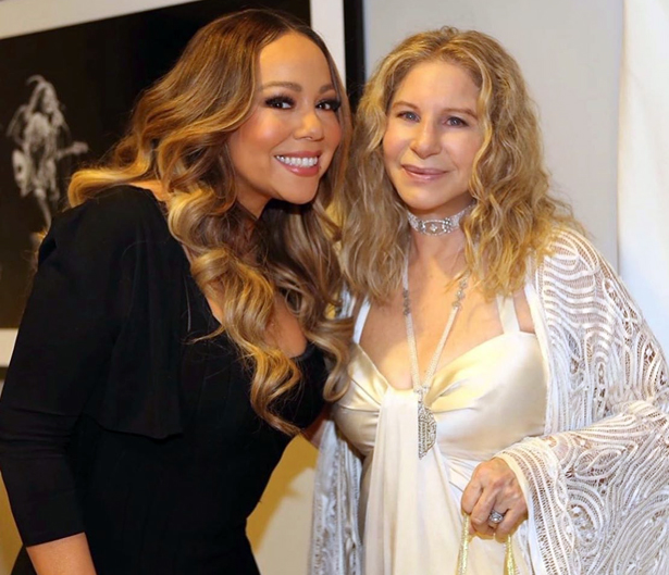 Ariana Grande and Mariah Carey were both fangirling | mcarchives.com