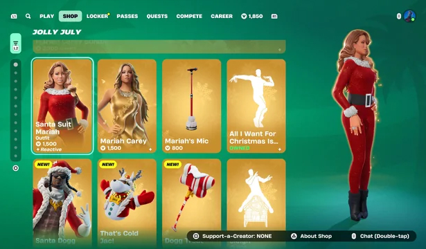 Christmas has hit Fortnite in July | mcarchives.com