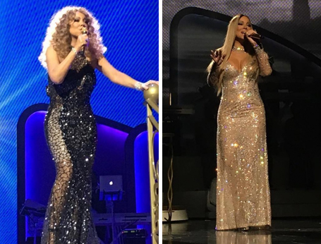 Mariah's fianc&eacute; and ring steal the spotlight at her concert | mcarchives.com