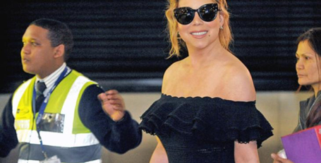 Mariah jets into Cape Town | mcarchives.com