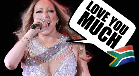 Mariah blessed to be in South Africa on Freedom Day | mcarchives.com