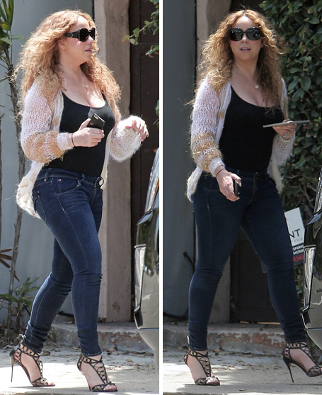 mariah carey high heels