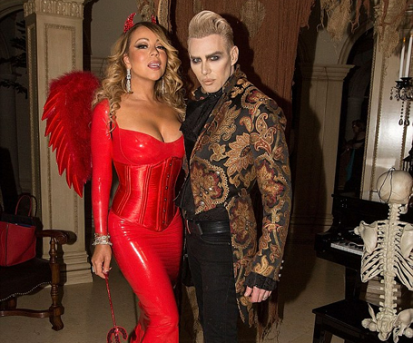 Mariah Carey has some Halloween fun | mcarchives.com